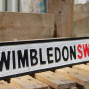 Wimbledon Wooden Street Sign
